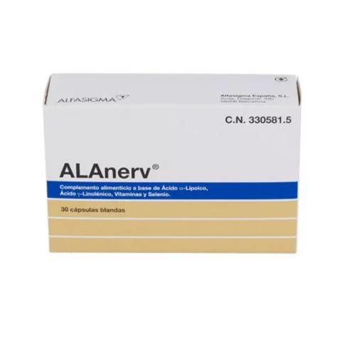 Alanerv C Psulas Blandas Complemento Alimenticiooferta Online