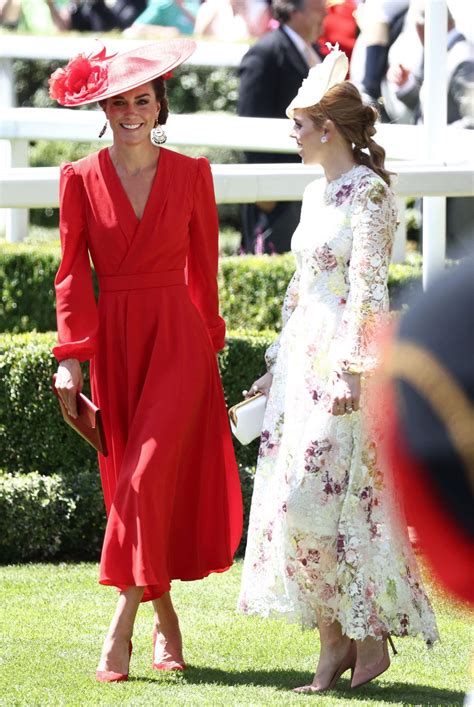 Princess Beatrice Wore The Two Most Incredible Floral Dresses At The Royal Ascot