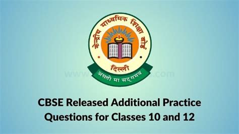 Cbse Releases Sample Question Papers And Marking Scheme Pdf For 2024