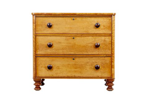 Th Century Birds Eye Maple Chest Of Drawers Debenham Antiques