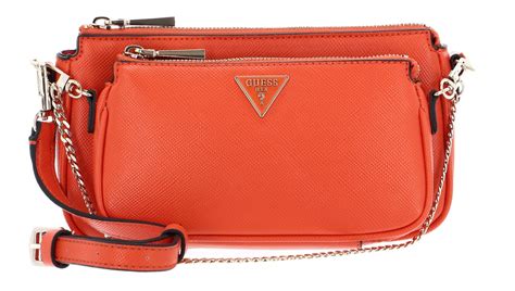 GUESS Double Pouch Crossbody Orange Modeherz