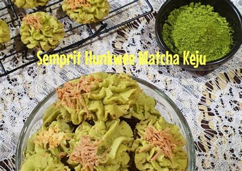 Resep Semprit Hunkwee Matcha Keju Oleh Rossy Anna Oktavia Abata