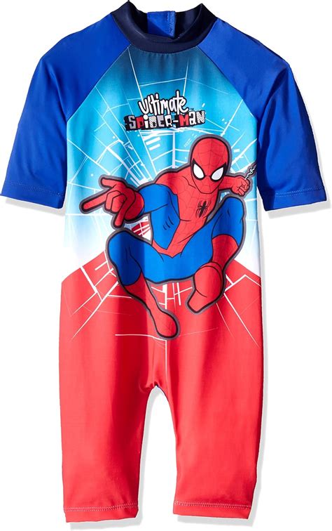 Spiderman SPT1717 Traje de Baño Sublimado para Niños Amazon mx