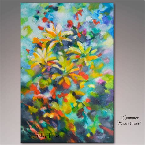 Abstract painting original painting acrylic by SallyTraceFineArt