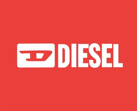 Diesel Logo Brand Symbol White Design luxury Clothes Fashion Vector ...