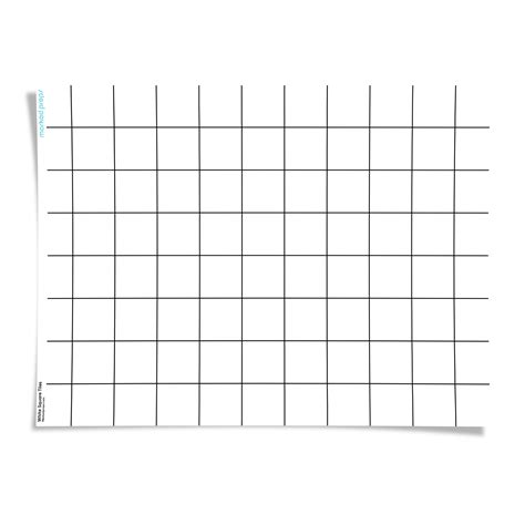 White Square Tiles Backdrop Marked Props