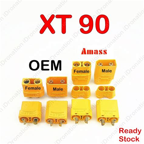 Amass Xt Connector Banana Plug Male Female Gold Plated Xt Lipo Li