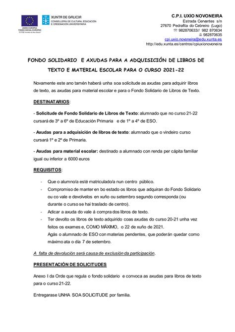 Carta Familias Libros Pdf