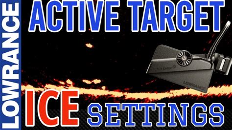 Active Target Ice Fishing Settings Setup For Best Quality Picture For