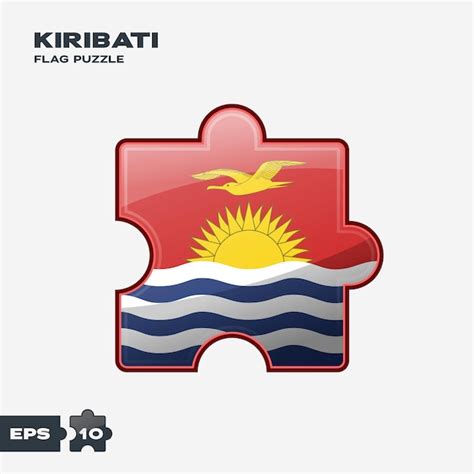 Premium Vector Kiribati Flag Puzzle