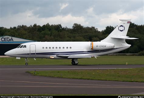 M CHEM Private Dassault Falcon 2000EX Photo By Mark Empson Bourneavia