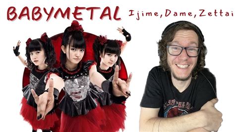 BABYMETAL Ijime Dame Zettai Live At Sonisphere A Blind Reaction