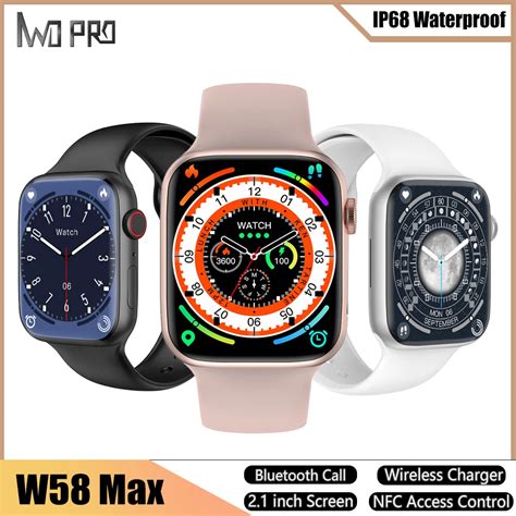 Iwo W Max Rel Gio Inteligente Para Homens Chamada Bluetooth Ip