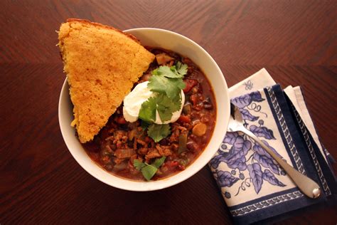 The No Pressure Cooker: Crockpot Chili and Skillet Cornbread