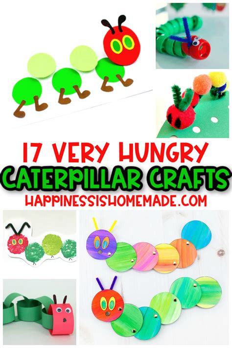 Very Hungry Caterpillar Crafts - Happiness is Homemade