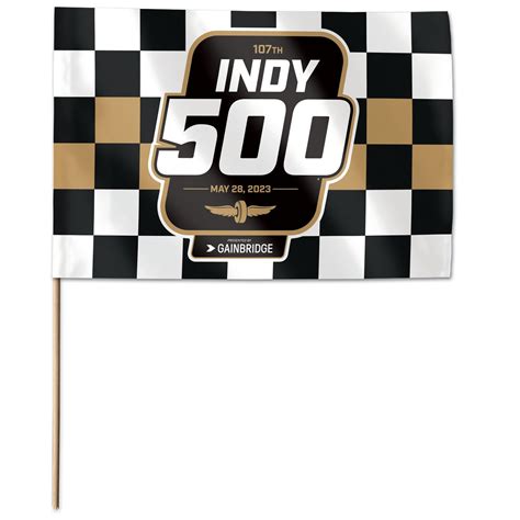 2023 Indianapolis 500 Stick Flag