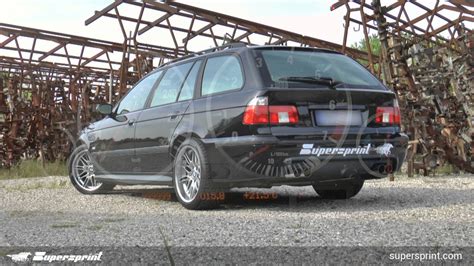 BMW E39 540i Touring Supercharged Sound With Supersprint Full