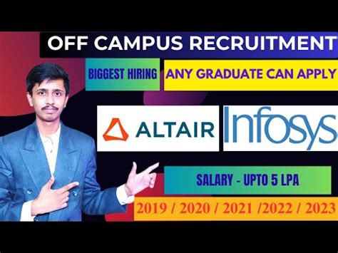 Infosys Recruitment For Freshers Altair Recruitment