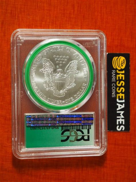 American Silver Eagle Pcgs Ms Direct From Us Mint Sealed