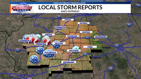 Five Tornadoes Confirmed Monday In Central Illinois