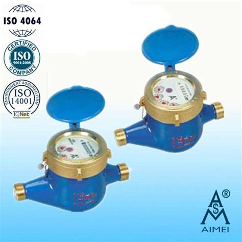 Volumetric Rotary Piston Dry Type Brass Water Meter China Meter Water