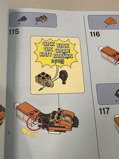 I love how this instruction manual explains what clicking sounds like