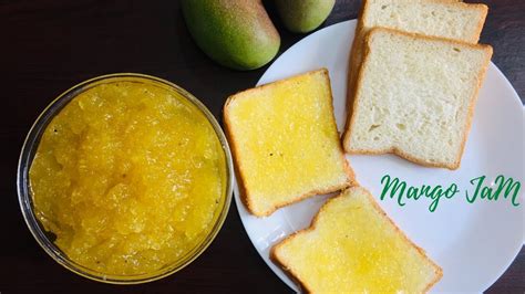 Mango Jam Raw Mango Jam Mango Jam Recipe Green Mango Jam Youtube