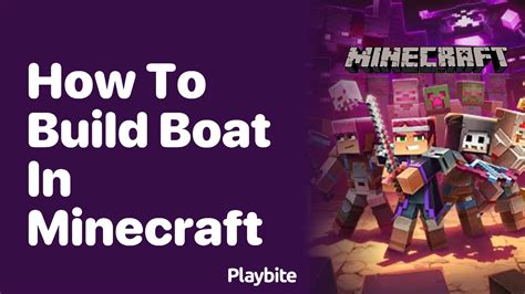 how to build a boat on minecraft