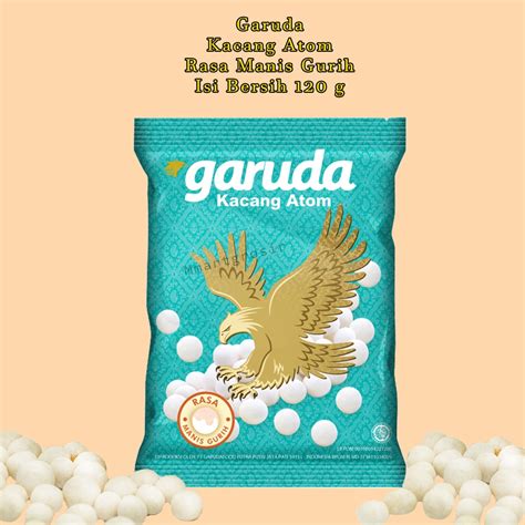 Jual Kacang Garuda Kacang Atom Rasa Manis Gurih Isi Bersih 120 G