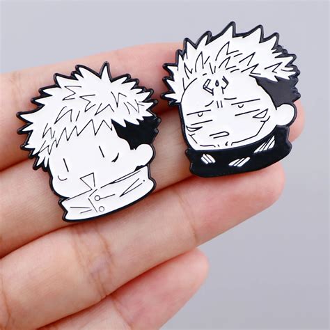 Jujutsu Kaisen Yuji Happy Chibi Enamel Pin Distinct Pins