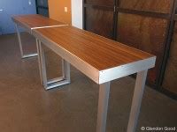 Bamboo Aluminum Console Tables Glendon Good