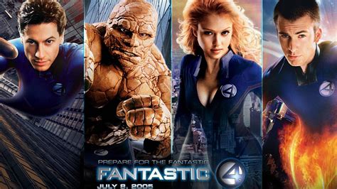 Download Fantastic Four Characters Movie Poster Wallpaper | Wallpapers.com