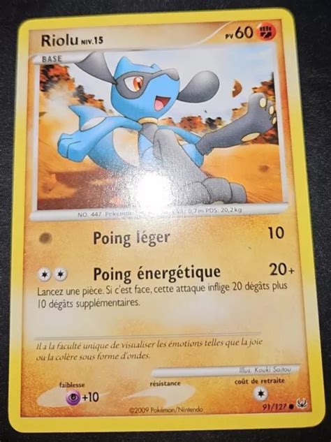 CARTE POKEMON RIOLU Commune 91 127 Occasion Fr EUR 2 20 PicClick FR