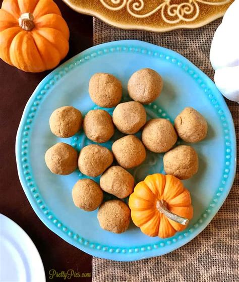 Healthy Pumpkin Spice Cake Balls Keto Vegan Paleo Pretty Pies