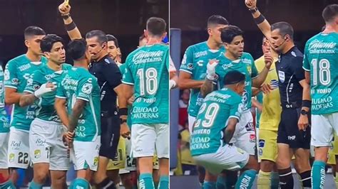 Fernando Hernández Explota En El América Vs León ¡le Da Un Rodillazo A Lucas Romero Clarosports