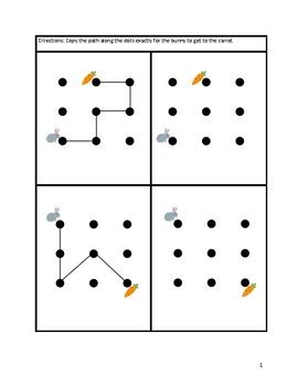 Follow The Path Visual Perceptual Skills Visual Memory By SLPbee