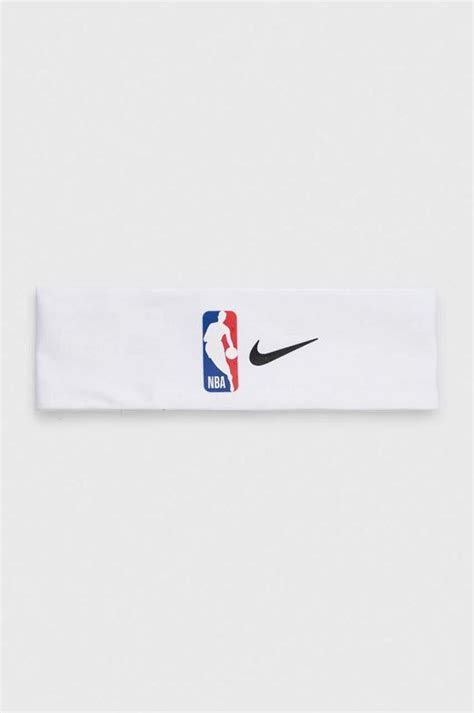 Повязка на голову Nike цвет белый | ANSWEAR.ua
