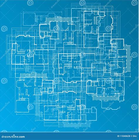 Building Blueprint Royalty Free Stock Photos - Image: 11040628