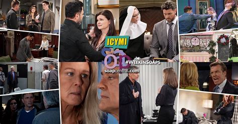 Quick Catch Up Soap Central Recaps For The Week Of December 5 To 9