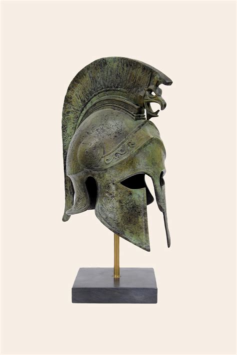 Ancient Greek Spartan Helmet Corinthian Griffin Crested Helmet - Etsy