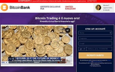 Bitcoin Bank recensione si tratta di una truffa o è affidabile