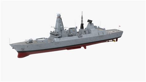 3d Model Royal Navy Type 45 Destroyer Turbosquid 2228411