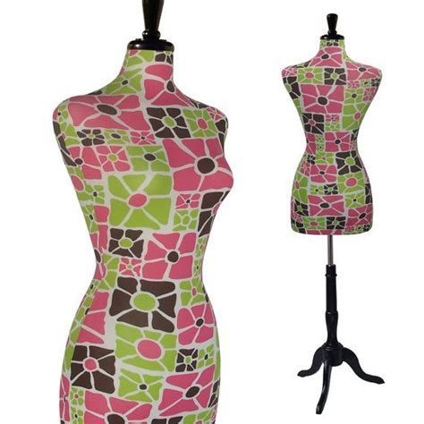 Female Decorative Dress Form Mannequin Print Fabric By Jennisan 148