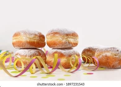 Berliner Pfannkuchen Traditional German Donut Like Stock Photo ...