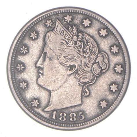 1885 Liberty V Nickel | USAuctionBrokers.com