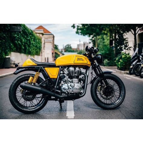 Royal Enfield Continental Gt Yellow Cab Tendance Roadster