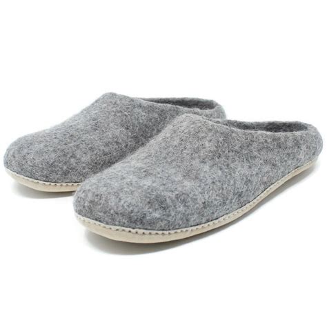 Men’s Felted Wool Moccasin Slippers | Felted Wool Shoes | Sheep Wool Slippers | Men’s Slippers ...