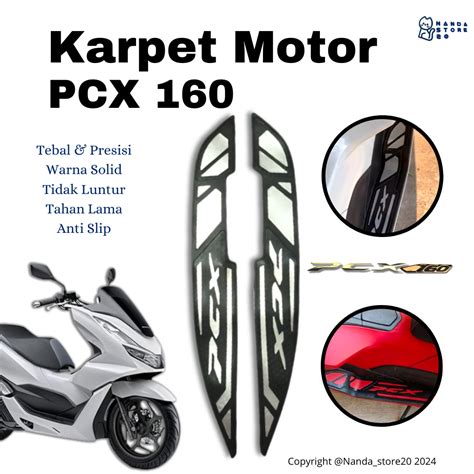 Jual Pcx Karpet Karet Motor Pcx Step Floor Alas Kaki Pijakan