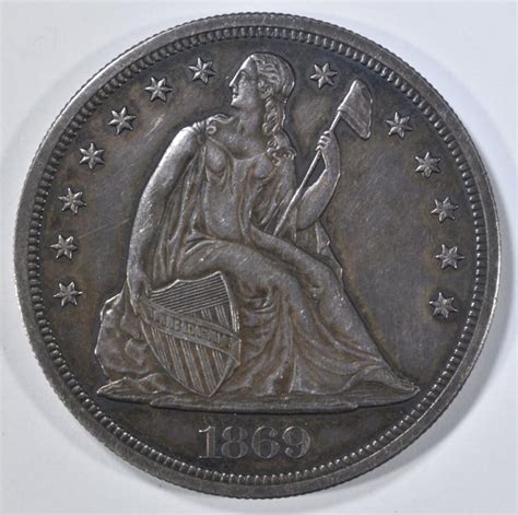 Bid Now 1869 Seated Liberty Dollar Proof December 4 0121 1100 Am Est