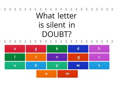 Silent letters - Teaching resources